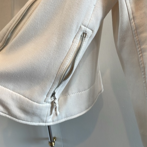 Max studio ivory moto jacket - Picture 3 of 5